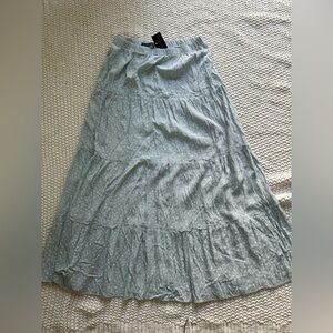 NWT Brandy Melville Soft Blue Maxi Skirt